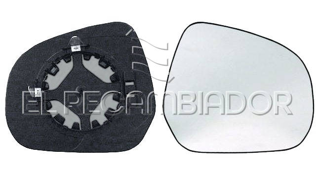 CRISTAL CON SOPORTE Lado derecho (acompañante) OPEL AGILA (08-15) - 31238702