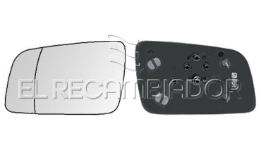 GLASS WITH SUPPORT Left side (driver) OPEL ASTRA G (98-04) - 31533241
