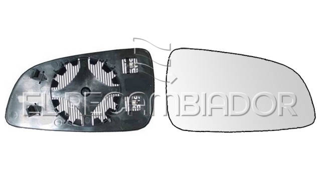 GLASS WITH SUPPORT Right side (passenger) OPEL ASTRA H (04-09) 4 Ptas. / 5 Ptas. / Caravan-Familiar - 31533422