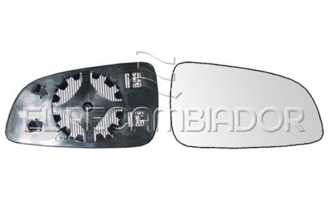 GLASS WITH SUPPORT Right side (passenger) OPEL ASTRA H (04-09) 4 Ptas. / 5 Ptas. / Caravan-Familiar - 31533422
