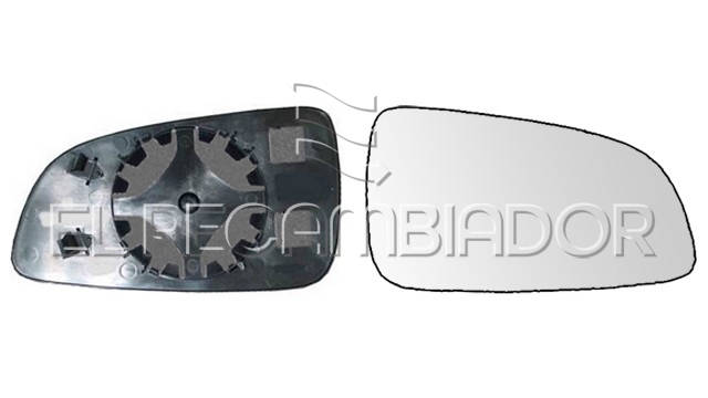 GLASS WITH SUPPORT Right side (passenger) OPEL ASTRA H (04-09) GTC 3 Ptas. - 31533412