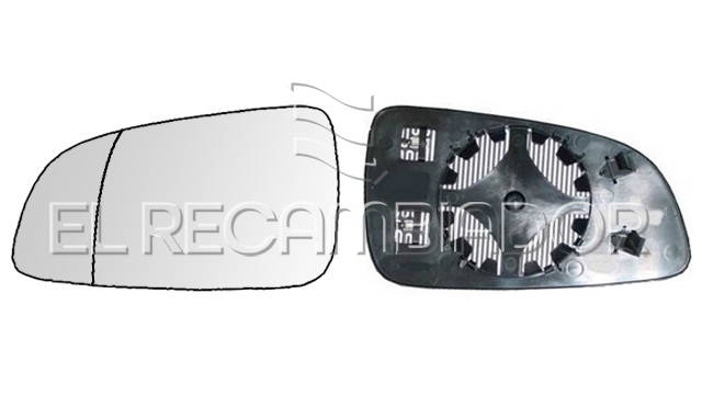 GLASS WITH SUPPORT Left side (driver) OPEL ASTRA H (04-09) GTC 3 Ptas. - 31533441