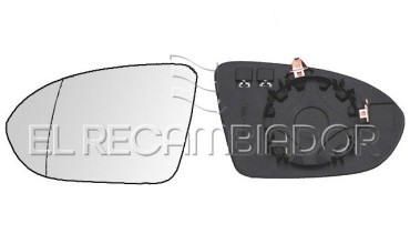 CRISTAL CON SOPORTE Lado izquierdo (conductor) OPEL ASTRA K (15-22) 5 Ptas. / Sport Tourer-Familiar - 31235001
