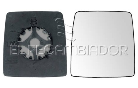 CRISTAL CON SOPORTE Lado derecho (acompañante) OPEL COMBO (01-12) - 31531314