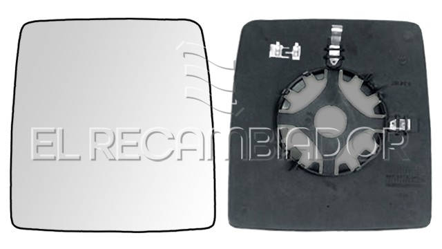 CRISTAL CON SOPORTE Lado izquierdo (conductor) OPEL COMBO (01-12) - 31531323