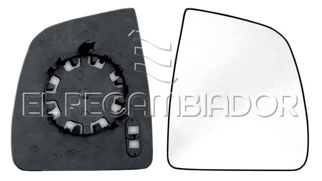 CRISTAL CON SOPORTE Lado derecho (acompañante) OPEL COMBO (12-18) - 31233502