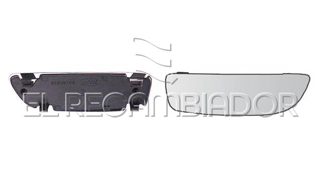 CRISTAL CON SOPORTE Lado derecho (acompañante) OPEL COMBO (12-18) - 31233002