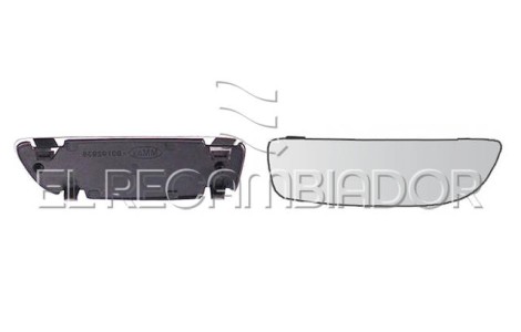 CRISTAL CON SOPORTE Lado derecho (acompañante) OPEL COMBO (12-18) - 31233002