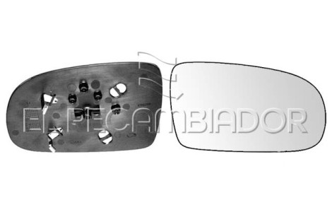CRISTAL CON SOPORTE Lado derecho (acompañante) OPEL CORSA C (00-06) - 31531312