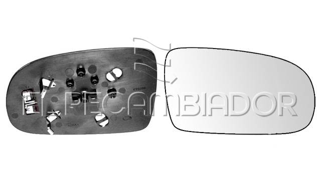 CRISTAL CON SOPORTE Lado derecho (acompañante) OPEL CORSA C (00-06) - 31531322