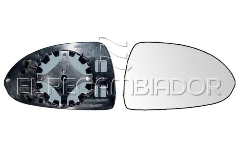 CRISTAL CON SOPORTE Lado derecho (acompañante) OPEL CORSA E (14-19) - 31531412