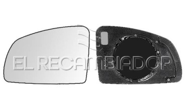 GLASS WITH SUPPORT Left side (driver) OPEL MERIVA (03-10) - 31537511