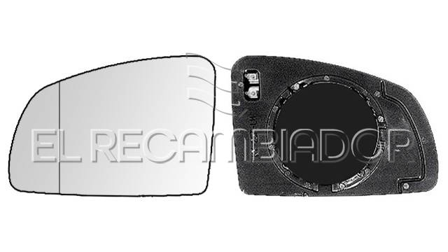 GLASS WITH SUPPORT Left side (driver) OPEL MERIVA (03-10) - 31537541