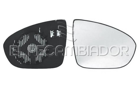 GLASS WITH SUPPORT Right side (passenger) OPEL MERIVA (10-17) - 31238802