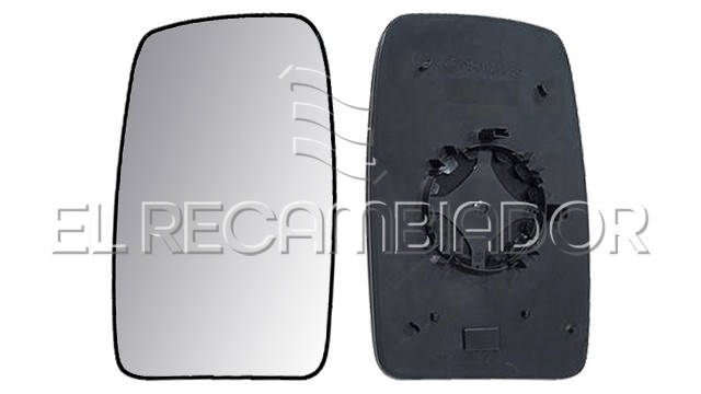 GLASS WITH SUPPORT Left side (driver) OPEL MOVANO (10-) - 31228903