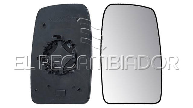 GLASS WITH SUPPORT Right side (passenger) OPEL MOVANO (10-) - 31228904