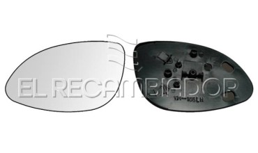 GLASS WITH SUPPORT Left side (driver) OPEL VECTRA B (95-02) - 31532211