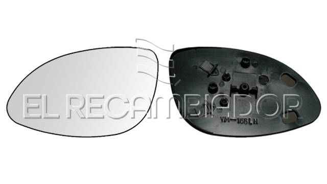 GLASS WITH SUPPORT Left side (driver) OPEL VECTRA B (95-02) - 31532211