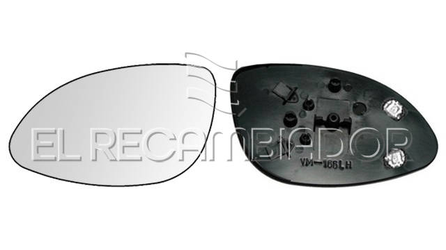 GLASS WITH SUPPORT Left side (driver) OPEL VECTRA B (95-02) - 31532221