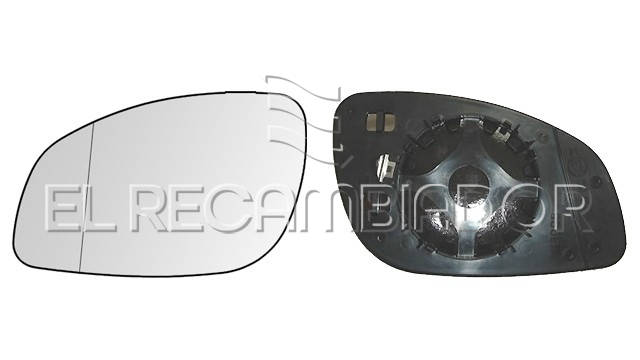 GLASS WITH SUPPORT Left side (driver) OPEL VECTRA C (02-08) - 31532431