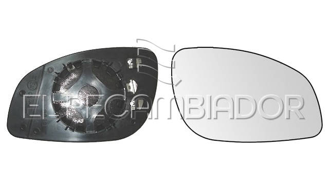 GLASS WITH SUPPORT Right side (passenger) OPEL VECTRA C (02-08) - 31532422