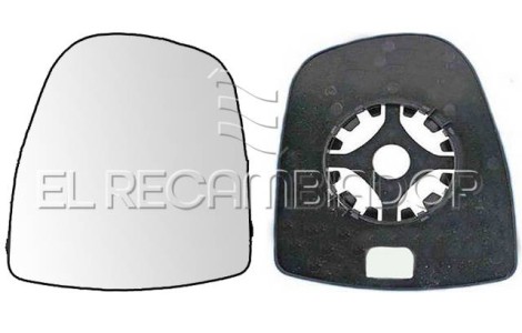 GLASS WITH SUPPORT Left side (driver) OPEL VIVARO (01-14) - 35538611