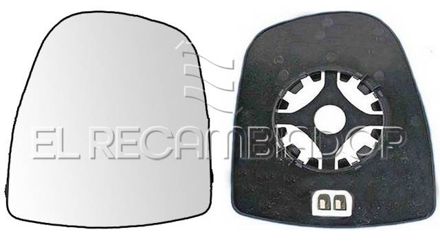 GLASS WITH SUPPORT Left side (driver) OPEL VIVARO (01-14) - 35538621