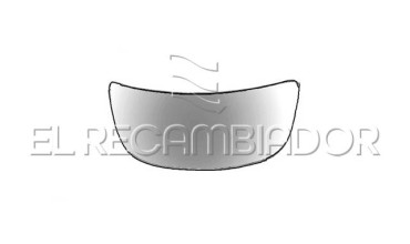 GLASS WITH SUPPORT Left side (driver) OPEL VIVARO (01-14) - 37538611