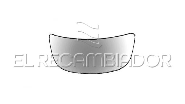 GLASS WITH SUPPORT Left side (driver) OPEL VIVARO (01-14) - 37538611