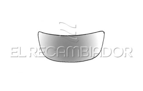 GLASS WITH SUPPORT Left side (driver) OPEL VIVARO (01-14) - 37538611