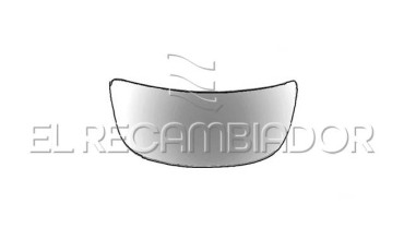 GLASS WITH SUPPORT Right side (passenger) OPEL VIVARO (01-14) - 37538612