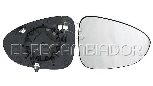 GLASS WITH SUPPORT Right side (passenger) OPEL ZAFIRA TOURER (11-16) - 31238602