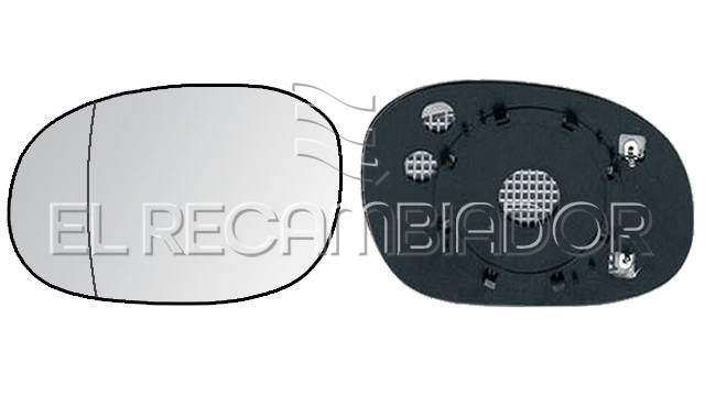CRISTAL CON SOPORTE Lado izquierdo (conductor) PEUGEOT 206 (98-03) 3 Ptas./5 Ptas. Fastback - 31544041