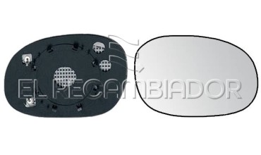 CRISTAL CON SOPORTE Lado derecho (acompañante) PEUGEOT 206 CC (00-05) Coupé-Cabrio - 31544022