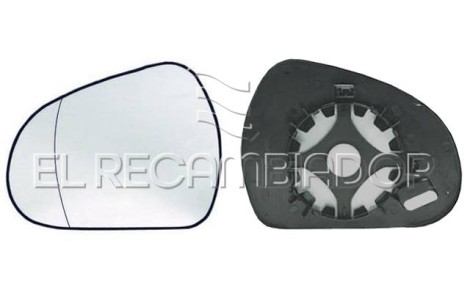GLASS WITH SUPPORT Left side (driver) PEUGEOT 207 (06-15) 4 / 3 / 5 Ptas./ S.Wagon-Familiar - 31544231