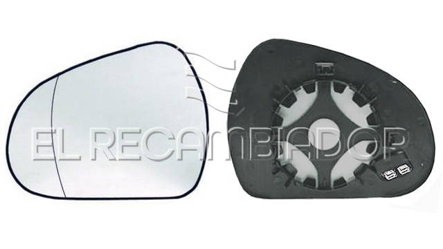GLASS WITH SUPPORT Left side (driver) PEUGEOT 207 (06-15) 4 / 3 / 5 Ptas./ S.Wagon-Familiar - 31544241