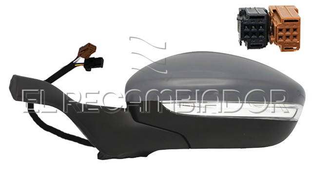 ESPEJO COMPLETO Lado izquierdo (conductor) PEUGEOT 208 (12-19) - 27057001