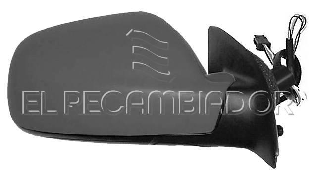 COMPLET MIRROR Right side (passenger) PEUGEOT 307 (00-09) - 27546064
