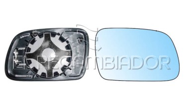 GLASS WITH SUPPORT Right side (passenger) PEUGEOT 307 (00-09) - 31546522