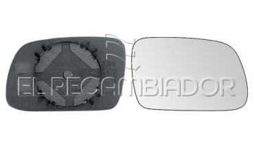 GLASS WITH SUPPORT Right side (passenger) PEUGEOT 307 CC (03-09) - 31546012