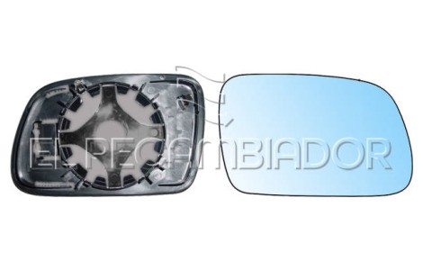 GLASS WITH SUPPORT Right side (passenger) PEUGEOT 307 CC (03-09) - 31546512