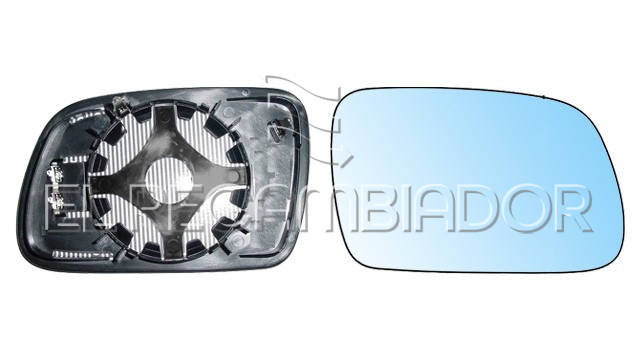 GLASS WITH SUPPORT Right side (passenger) PEUGEOT 307 CC (03-09) - 31546522