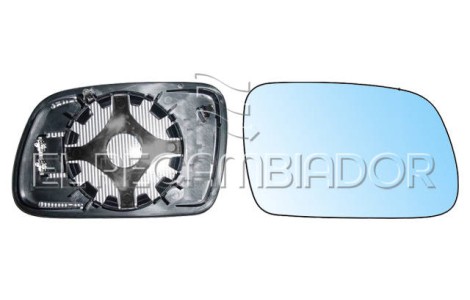 GLASS WITH SUPPORT Right side (passenger) PEUGEOT 307 CC (03-09) - 31546522