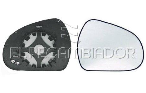 GLASS WITH SUPPORT Right side (passenger) PEUGEOT 308 (07-13) 3 Ptas. / 5 Ptas./ St.Wagon-Familiar - 31544222