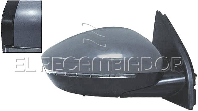 COMPLET MIRROR Right side (passenger) PEUGEOT 308 (13-21) 3 Ptas. / 5 Ptas./ St.Wagon-Familiar - 27547502