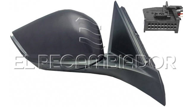 COMPLET MIRROR Right side (passenger) PEUGEOT 408 (22-) - 27547622