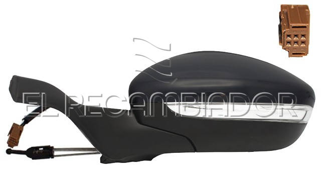 ESPEJO COMPLETO Lado izquierdo (conductor) PEUGEOT 2008 (13-19) - 24544301
