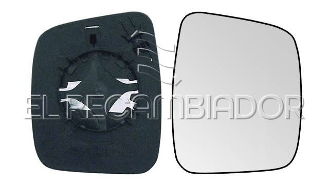CRISTAL CON SOPORTE Lado derecho (acompañante) PEUGEOT BIPPER (08-) - 31229012
