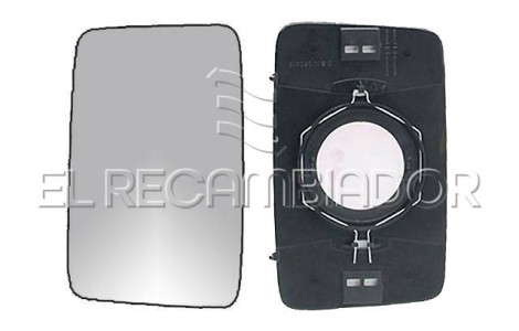 CRISTAL CON SOPORTE Lado izquierdo - Lado derecho (reversible) PEUGEOT BOXER (94-00) - 31305119