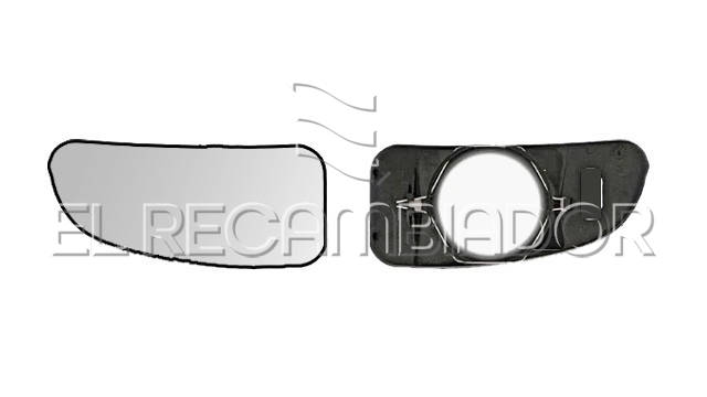 CRISTAL CON SOPORTE Lado izquierdo (conductor) PEUGEOT BOXER (00-06) - 37305311